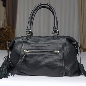 M London Women's Leather Handbag.